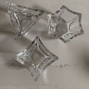 Waterford Marquis set of three crystal bowls